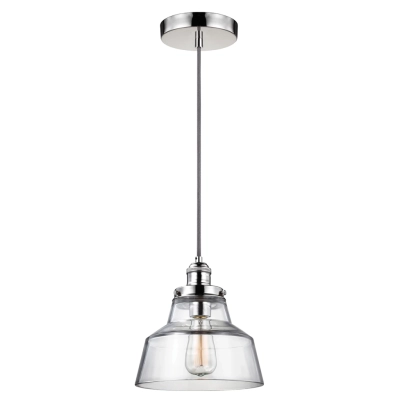 BASKIN A lampa wisząca Polished Nickel Feiss Elstead lighting